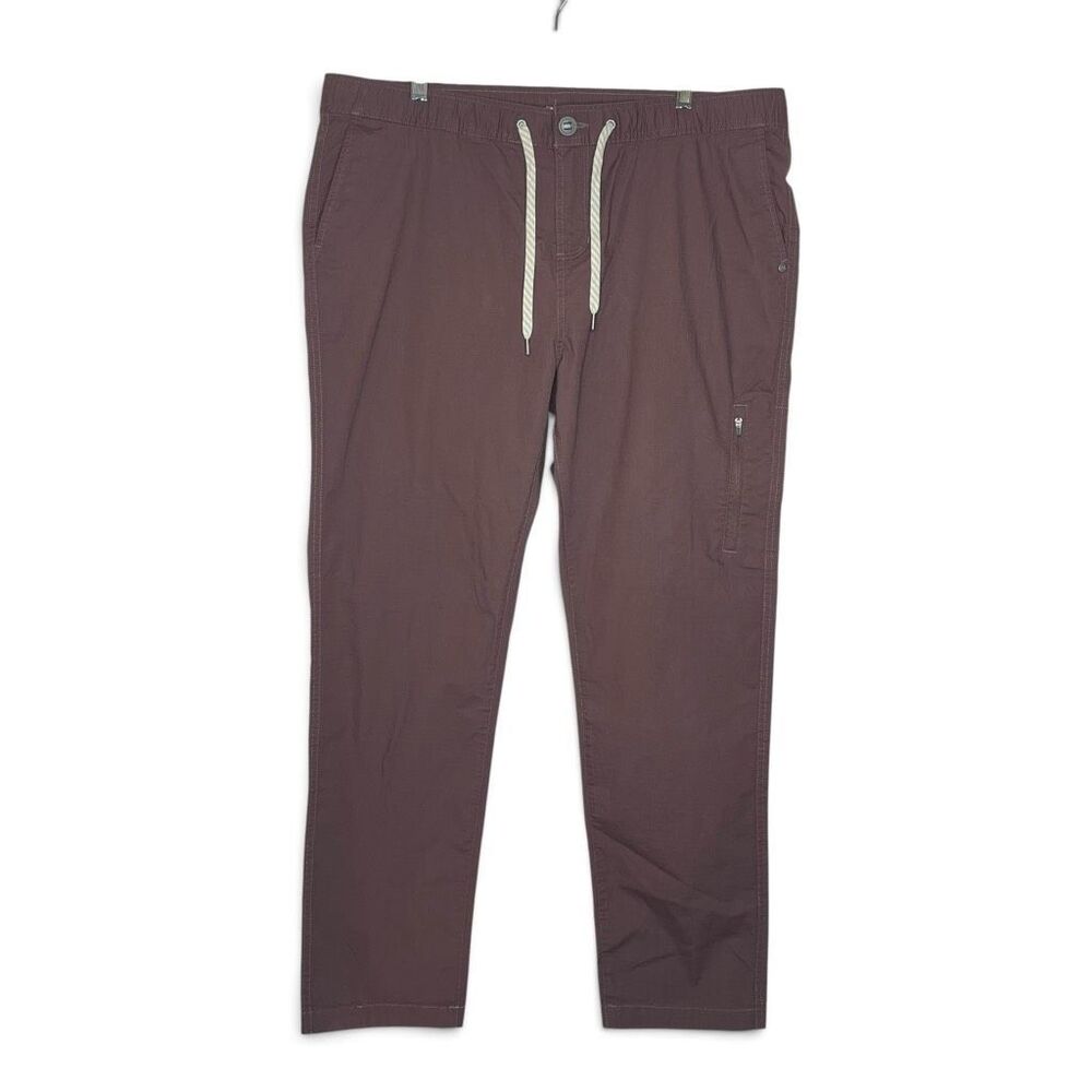 Vuori Ripstop Drawstring Cargo Pants Brown Organic Cotton VW401 Women's Size XXL